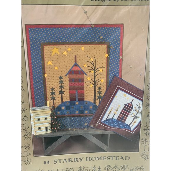 The City Stitcher Starry Homestead 4 Quilt Pattern - Picture 3 of 4